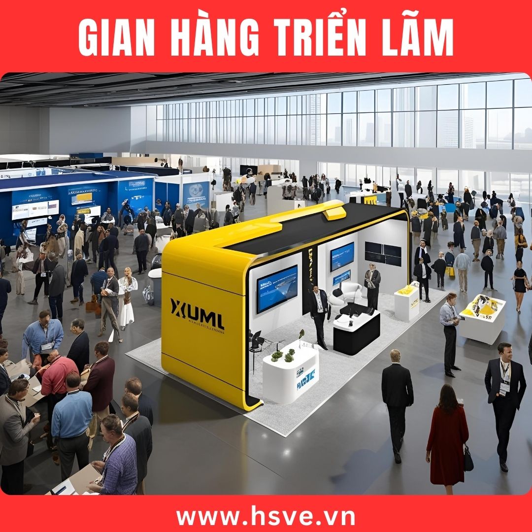 thi công gian hàng triển lãm
