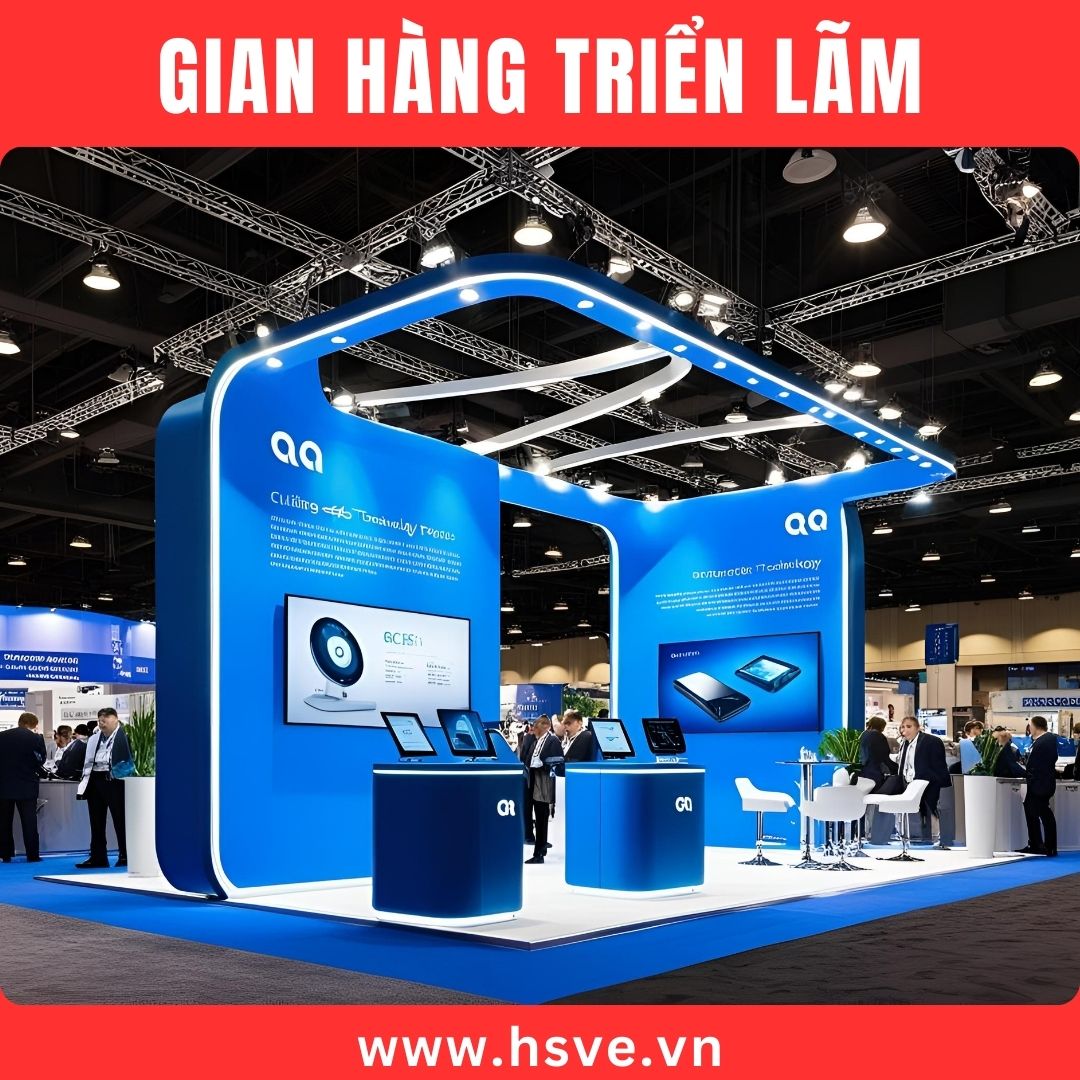 Thi công giang hàng triển lãm