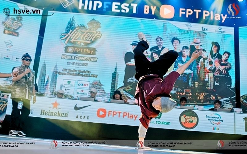 HSVE cung cấp thiết bị sự kiện HIPFEST By FPT Play