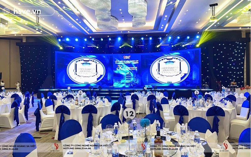 HSVE thi công âm thanh ánh sáng cho lễ kỷ niệm 30 năm thành lập bảo hiểm PVI Vũng Tàu