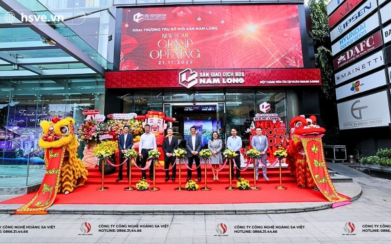 HSVE Đồng Hành Cung Cấp Thiết Bị Sự Kiện Khai Trương Trụ Sở Mới Nam Long