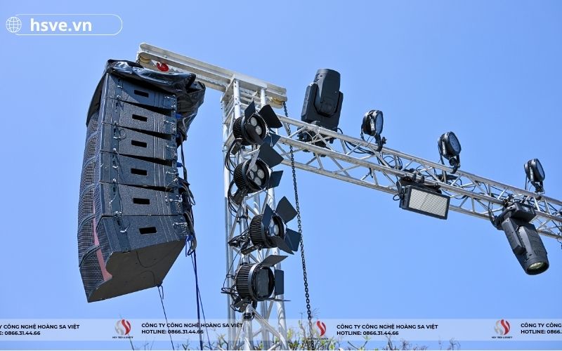 HSVE cho thuê khung truss treo loa, đèn sự kiện