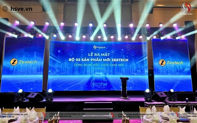 HSVE cung cấp thiết bị Lễ Ra Mắt Bộ 3 Sản Phẩm Mới Zestech