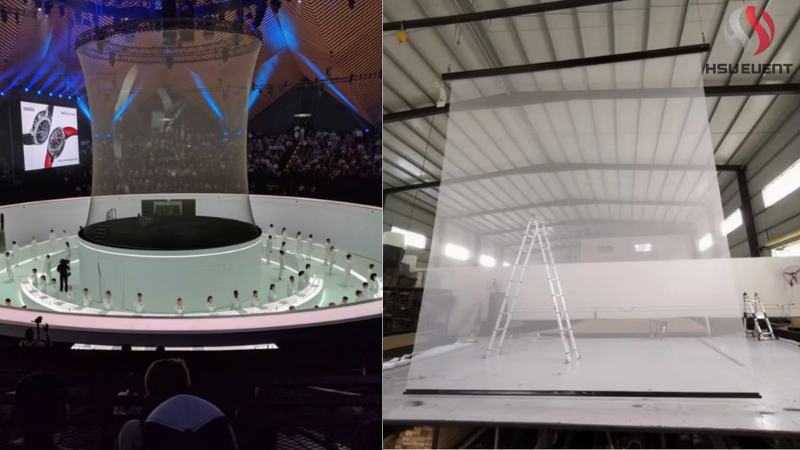 Màn chiếu Gauze tạo hiệu ứng 3D hologram ấn tượng cho sân khấu