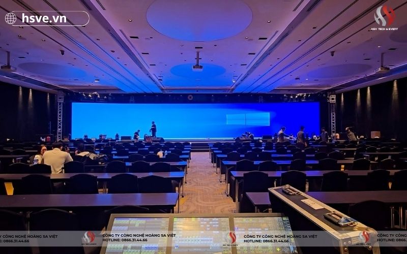 HSVE chuyên cho thuê màn hình led trong nhà (LED indoor) 