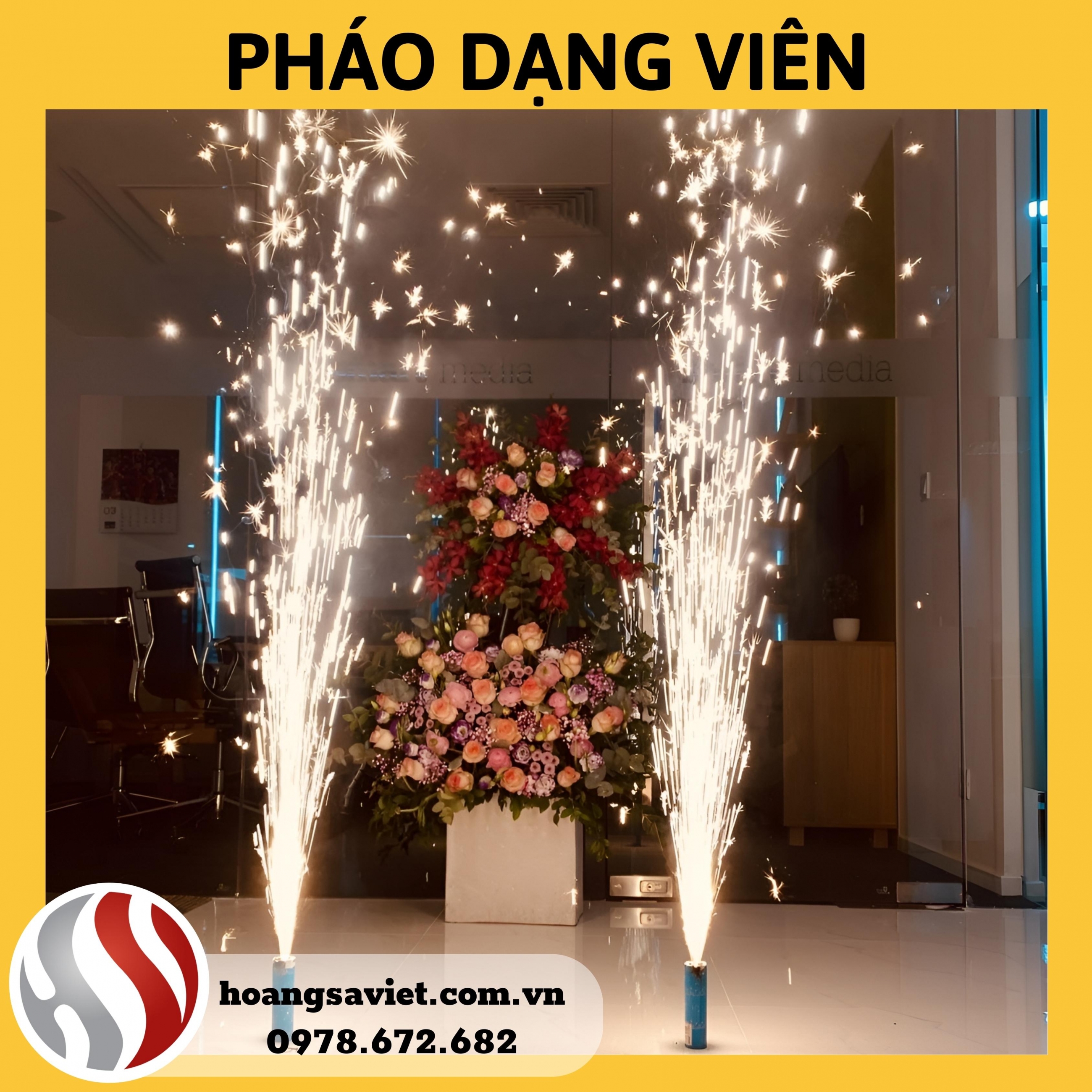 pháo dạng viên cao 3m pháo dạng viên cao 3m