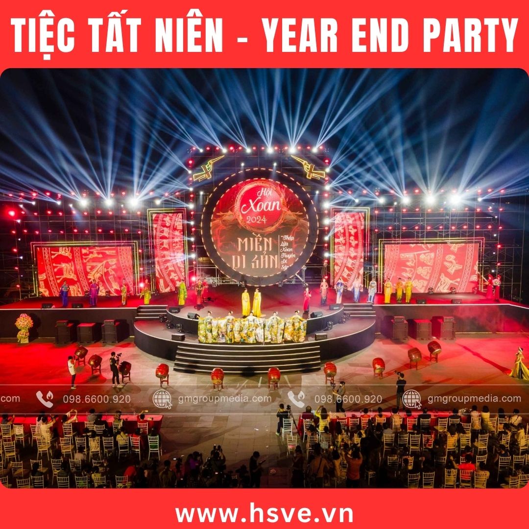 sân khấu tiệc tất niên sân khấu tiệc tất niên