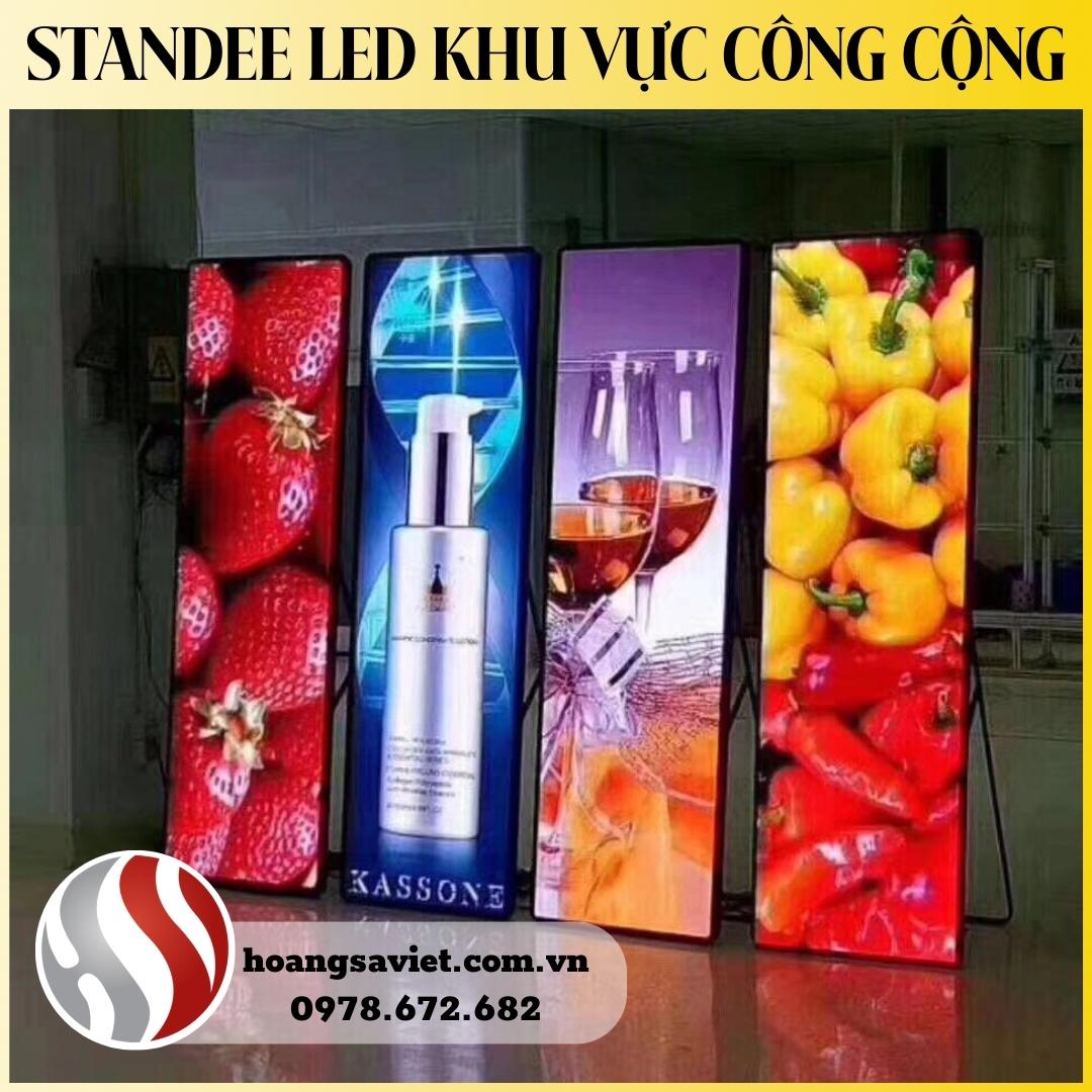 standee led ở khu vực công cộng