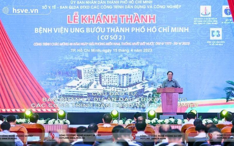HSVE đồng hành cùng lễ khánh thành bệnh viện Ung Bướu TP.HCM cơ sở 2