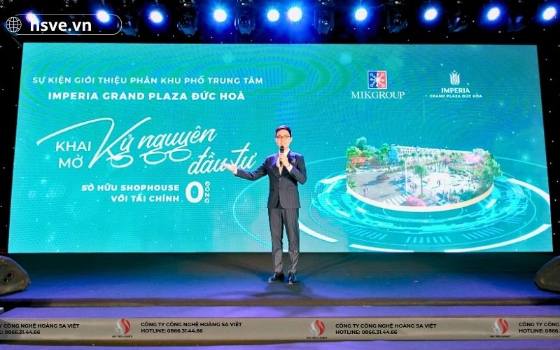 Cung Cấp Thiết Bị Sự Kiện Ra Mắt Imperia Grand Plaza Đức Hòa
