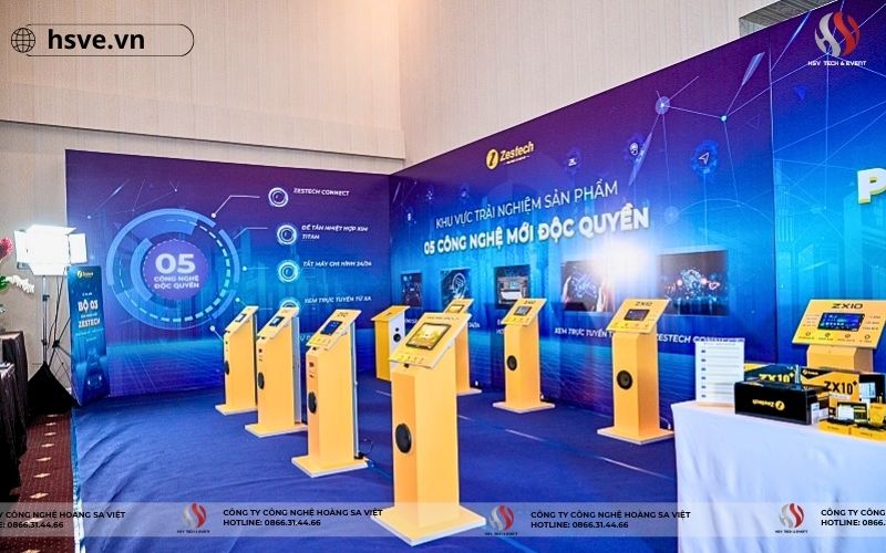 HSVE cung cấp thiết bị Lễ Ra Mắt Bộ 3 Sản Phẩm Mới Zestech