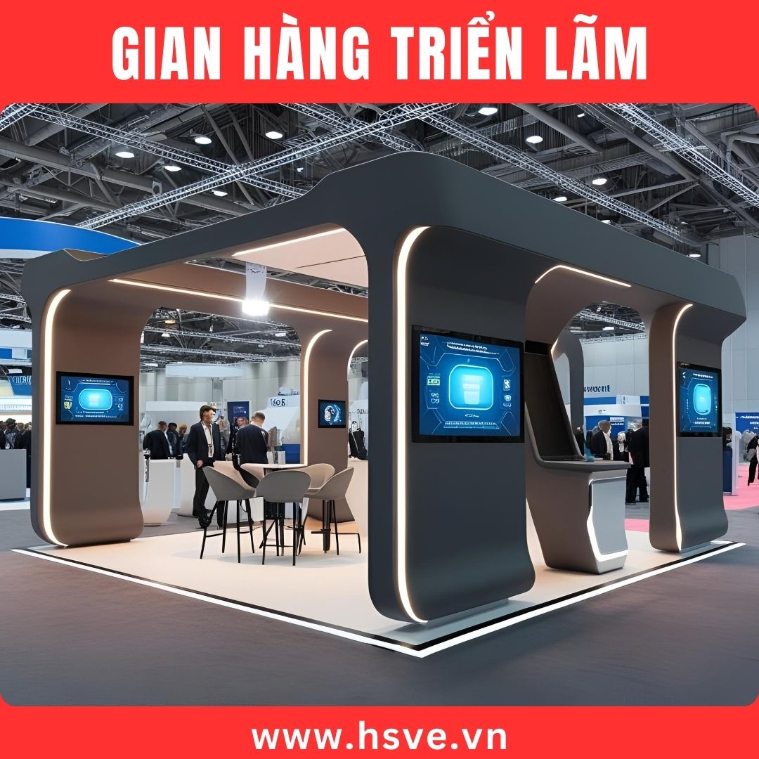Thi công giang hàng triển lãm