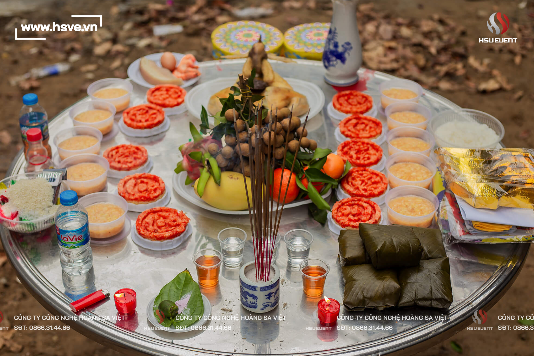 Mâm cúng Lễ Động Thổ