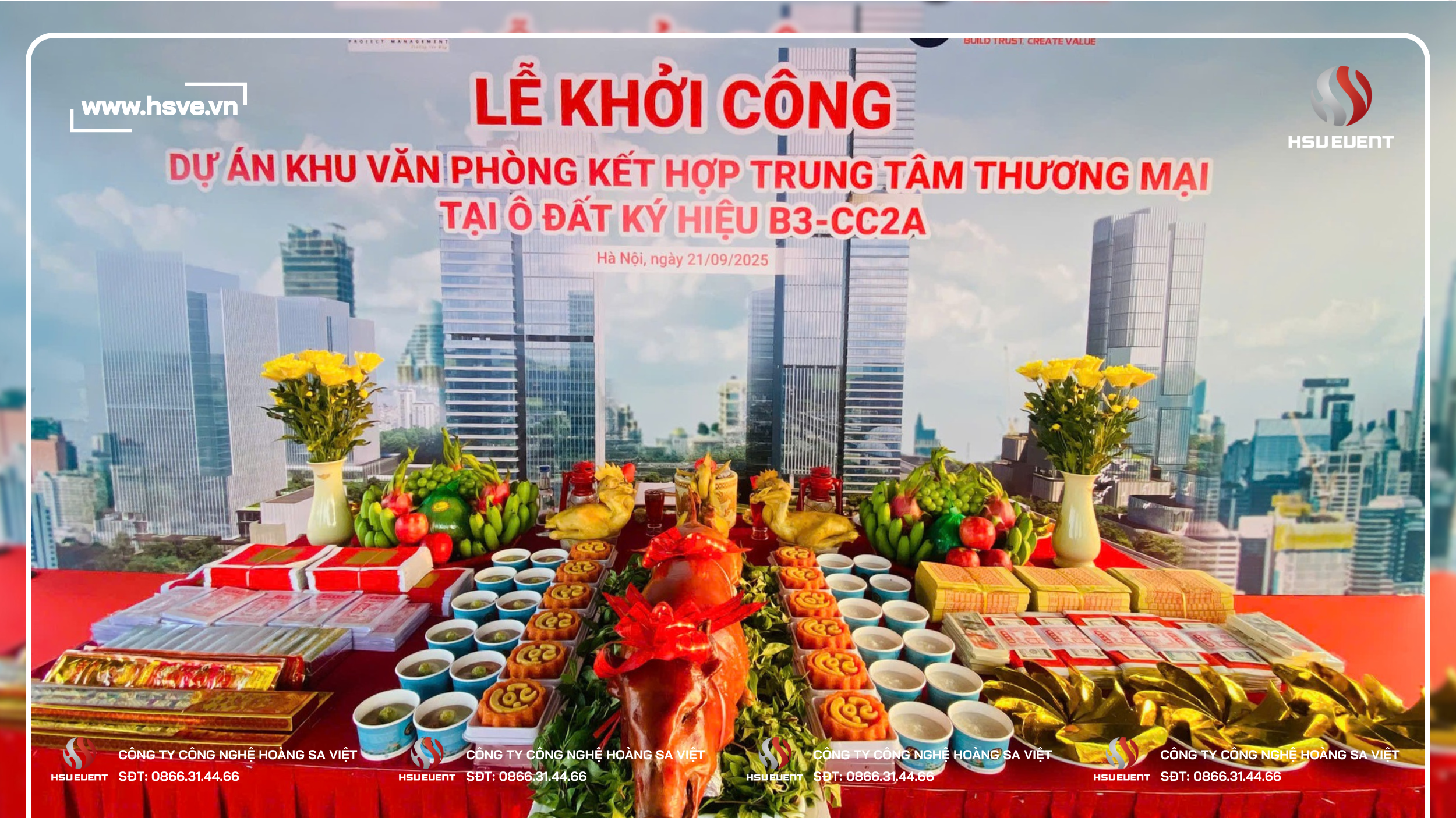 Lễ tổ chức Khởi công - Động thổ