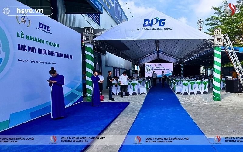 Dịch vụ tổ chức lễ khánh thành nhà máy trọn gói tại HSV Event