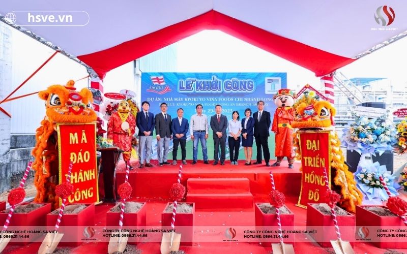 Dịch vụ tổ chức lễ khởi công trọn gói tại HSVE