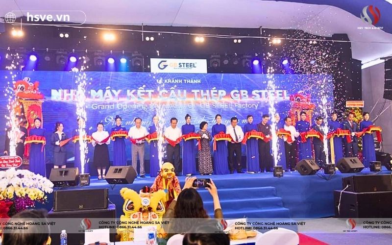 Dịch vụ tổ chức lễ khánh thành nhà máy trọn gói tại HSV Event