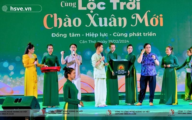 HSVE Đồng Hành cùng Tập Đoàn Lộc Trời Tổ Chức Tiệc Tân Niên
