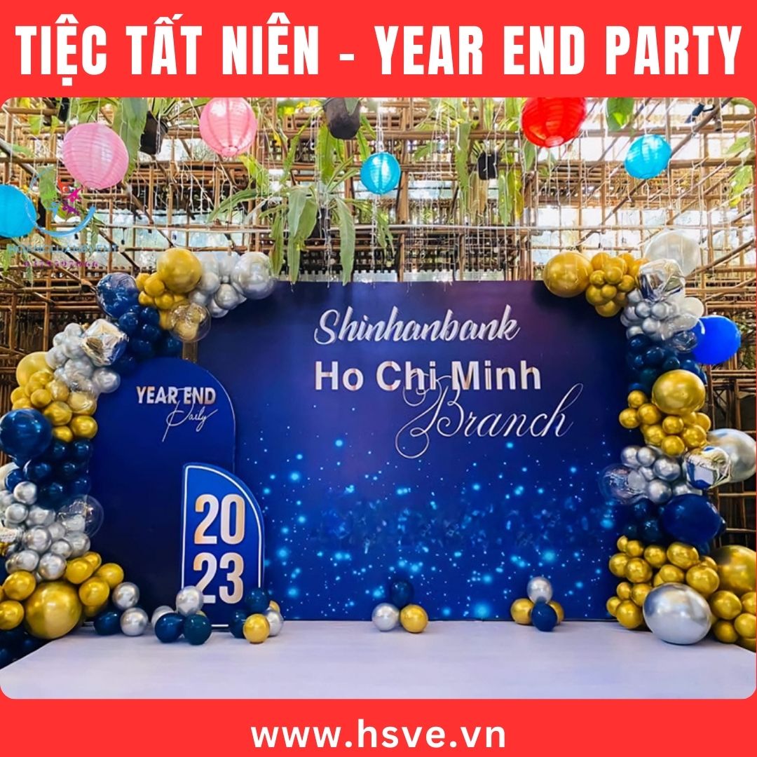 Trang trí tiệc cuối năm