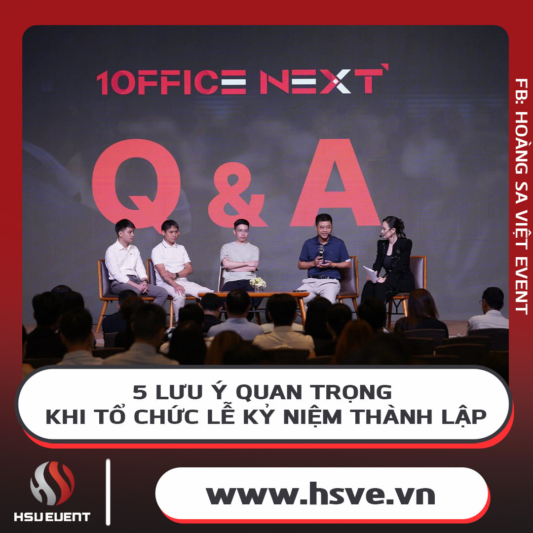 5 Lưu Ý Khi Tổ Chức Lễ Kỷ Niệm Thành Lập Công Ty 5 Lưu Ý Khi Tổ Chức Lễ Kỷ Niệm Thành Lập Công Ty