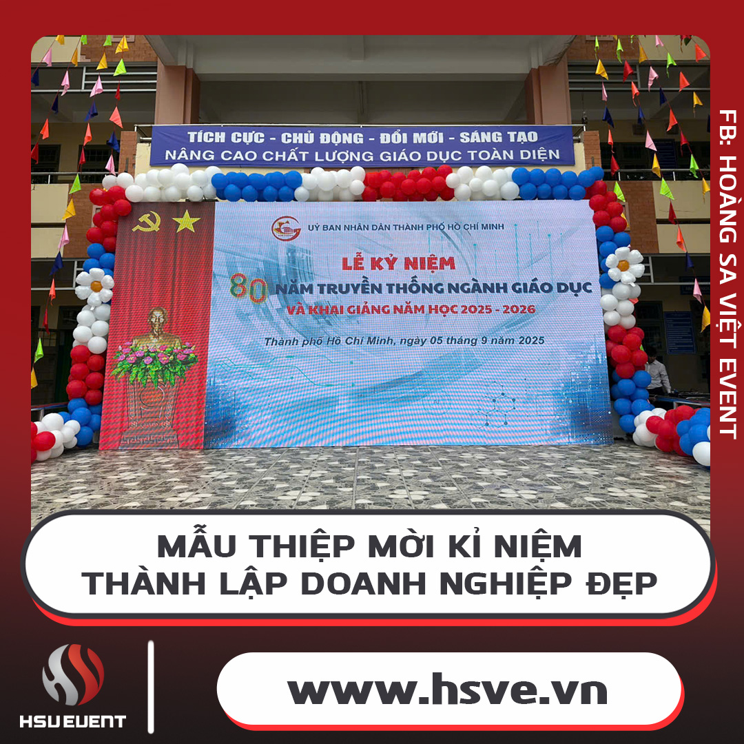 Mẫu Thiệp Mời Lễ Kỷ Niệm Thành Lập Công Ty Đẹp, Trang Trọng Mẫu Thiệp Mời Lễ Kỷ Niệm Thành Lập Công Ty Đẹp, Trang Trọng