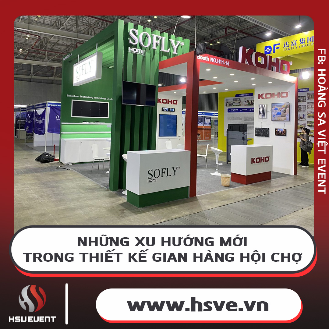 Xu Hướng Thiết Kế Gian Hàng Hội Chợ 2025 Xu Hướng Thiết Kế Gian Hàng Hội Chợ 2025