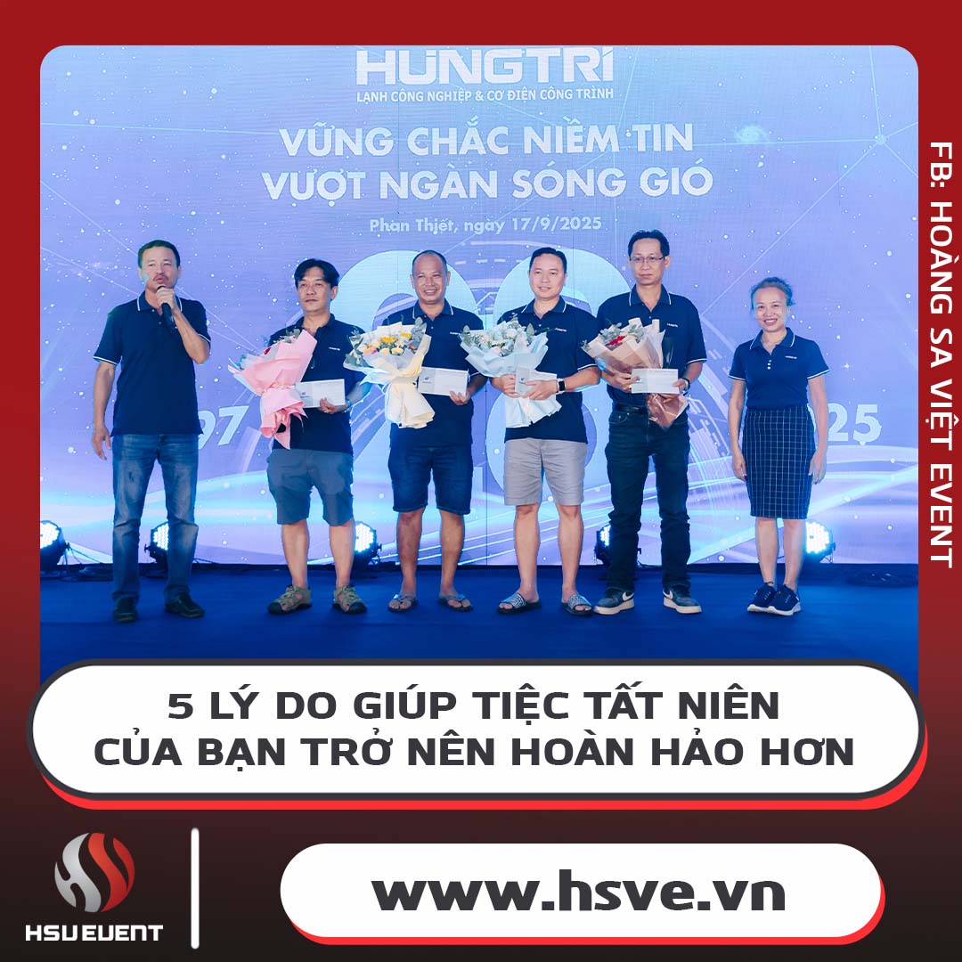 5 Lý Do Nên Thuê Dịch Vụ Tổ Chức Tiệc Tất Niên Trọn Gói 5 Lý Do Nên Thuê Dịch Vụ Tổ Chức Tiệc Tất Niên Trọn Gói