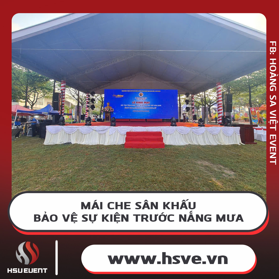 Stage Canopy - Sun and Rain Protection Solution for Events Stage Canopy - Sun and Rain Protection Solution for Events