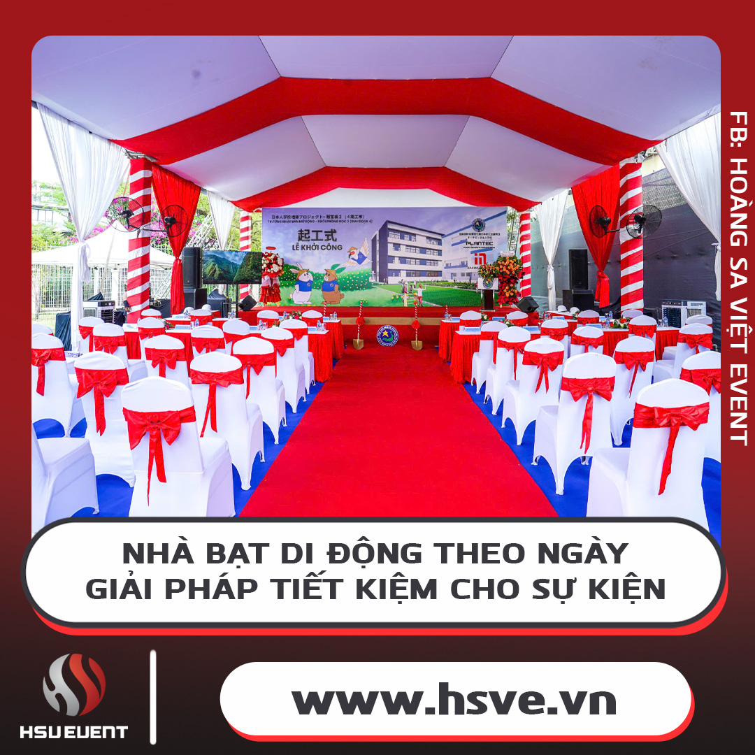 Thuê Nhà Bạt Di Động Theo Ngày – Linh Hoạt, Tiết Kiệm Chi Phí Thuê Nhà Bạt Di Động Theo Ngày – Linh Hoạt, Tiết Kiệm Chi Phí