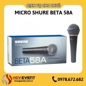Sell ​​& Rent Wired Microphone Beta 58A in HCMC