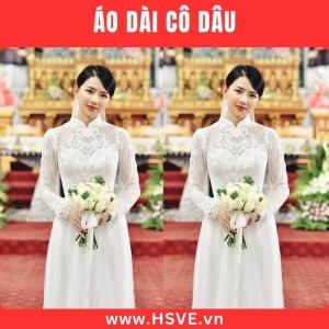 Mẫu Áo Dài Cô Dâu, Áo Dài Cưới, Áo Dài Cưới Cách Tân, Áo Dài Đám Hỏi 2025 May Theo Số Đo Cao Cấp