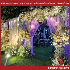 Đồng Tháp ❤️️ #top10 Dịch Vụ Cho Thuê Rạp Cưới, Phông Bạt Đám Cưới Đẹp