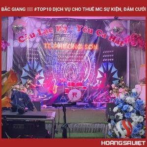 Bắc Giang ❤️️ #top10 Dịch Vụ Cho Thuê Mc Sự Kiện, Đám Cưới
