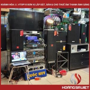 Khánh Hòa ❤️️ #top10 Đơn Vị Lắp Đặt, Bán & Cho Thuê Âm Thanh Ánh Sáng