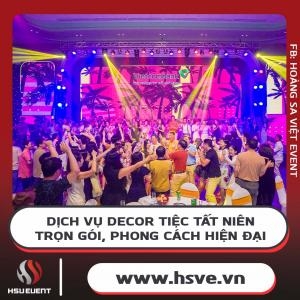 Dịch Vụ Trang Trí Tiệc Cuối Năm Đẹp, Sang Trọng Dịch Vụ Trang Trí Tiệc Cuối Năm Đẹp, Sang Trọng