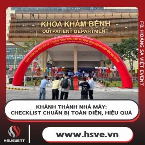 Khánh Thành Nhà Máy: Checklist Chuẩn Bị Toàn Diện, Hiệu Quả