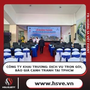 Professional Company Opening Ceremony Organization Service in Ho Chi Minh City