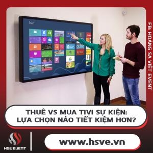 Compare Renting and Buying Screens and TVs for Events