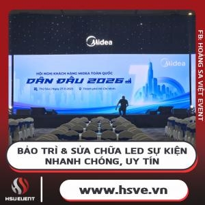 Bảo Trì & Sửa Chữa Led Sự Kiện: Nhanh Chóng, Uy Tín