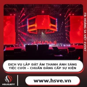Dịch Vụ Lắp Đặt Âm Thanh Ánh Sáng Nhà Hàng Tiệc Cưới