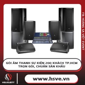 Cho Thuê Gói Âm Thanh Phục Vụ 200 Khách Tại Tphcm
