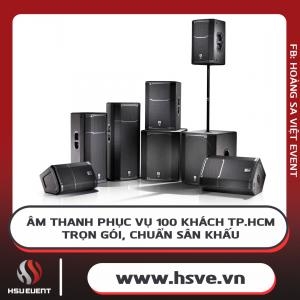 Cho Thuê Gói Âm Thanh Phục Vụ 100 Khách Tại Tphcm