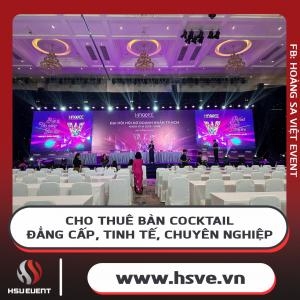 Cho Thuê Bàn Cocktail - Đẳng Cấp, Tinh Tế, Chuyên Nghiệp