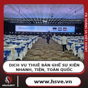 Dịch Vụ Thuê Bàn Ghế Sự Kiện - Nhanh, Tiện, Toàn Quốc