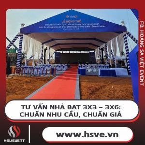 Tư Vấn Chọn Mua Nhà Bạt 3X3M Và 3X6M Phù Hợp Nhu Cầu
