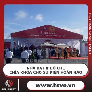 Tổ Chức Sự Kiện Thành Công Với Giải Pháp Nhà Bạt, Dù Che