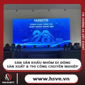 Sản Xuất & Lắp Đặt Sàn Sân Khấu Nhôm Di Động