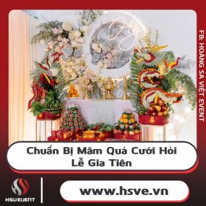 Mâm Quả Cưới Hỏi Làm Lễ Gia Tiên, Cưới Hỏi