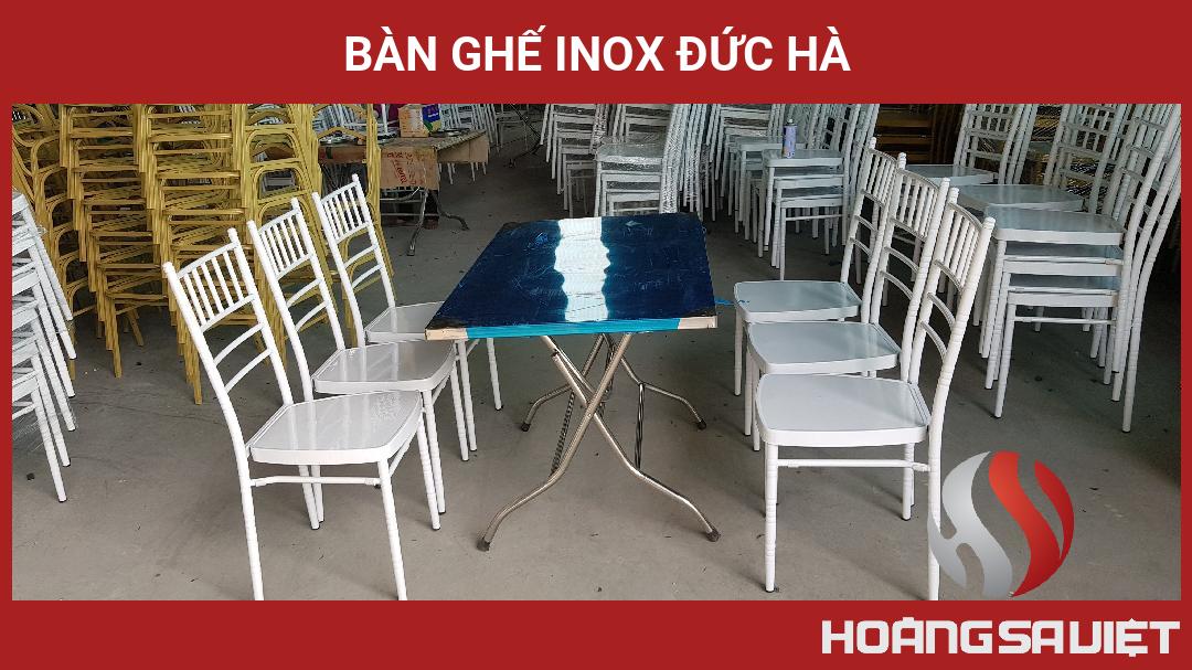 Bàn Ghế Inox Đức Hà Bàn Ghế Inox Đức Hà