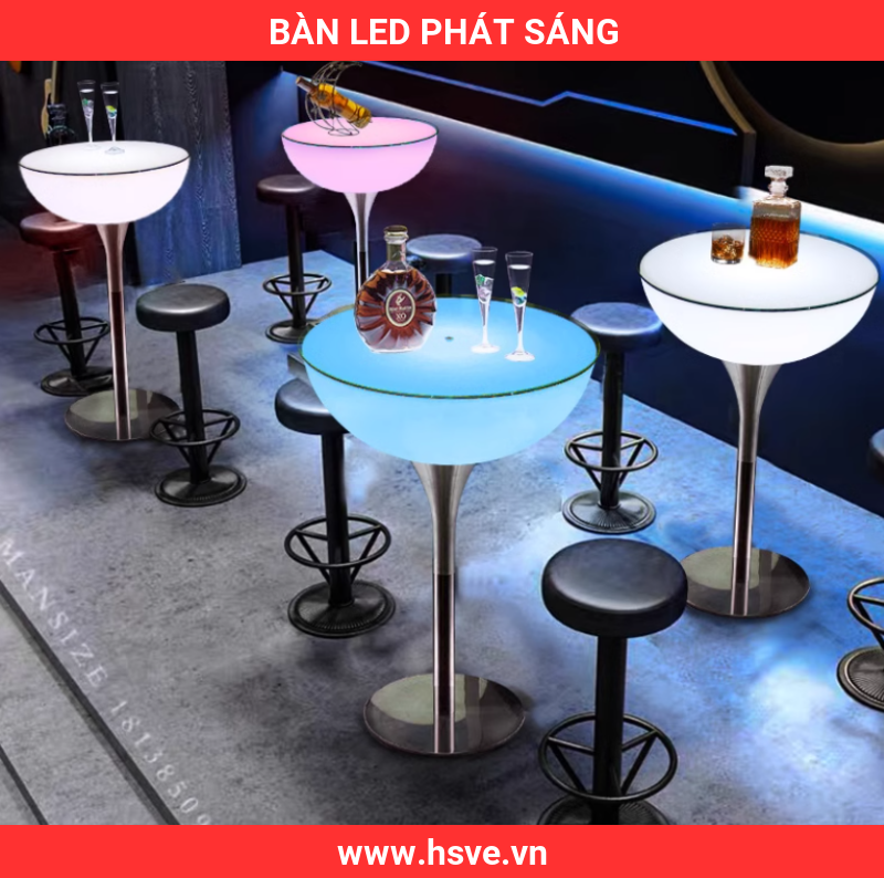 Bàn LED Phát Sáng Bàn LED Phát Sáng